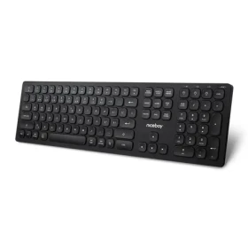 Niceboy OFFICE K30 černá / Bezdrátová klávesnice / CZSK layout / 2.4 GHz USB dongle / BT (office-k30-b)