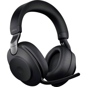 Jabra Evolve2 85 UC Sluchátka Over Ear Bluetooth®, kabelová stereo černá Redukce šumu mikrofonu regulace hlasitosti, Indikátor nabití, Vypnutí zvuku mikrofonu