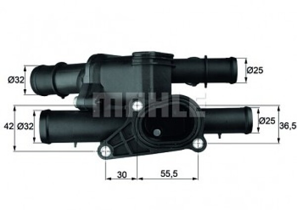 MAHLE Termostat VW BORA (1J5 1JM) GOLF IV V 1.6 (105°)