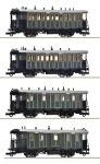Roco 6200197 Sada 4 ks osobních vagónů K.Bay.Sts.B.