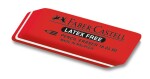 Faber-Castell Faber-Castell, 180580, pryž Latex free, přírodní, červená