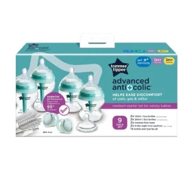 Tommee Tippee Sada kojeneckých lahviček C2N ANTI-COLIC s kartáčem (422609TT)