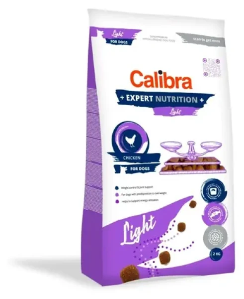 Calibra Dog Expert Nutrition Light / Granule pro psy / se sníženou energetickou hodnotou / kuřecí / 2 kg