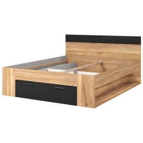 Postel Beta 91 160x200 dub mauvella/černá