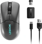 Lenovo Legion M600s šedá / Herní myš / Drátová i bezdrátová / 19 000 DPI / Bluetooth 5.0 / RGB