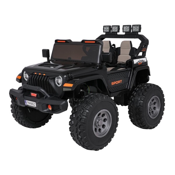 Mamido Elektrické autíčko Extreme Sport 4x4 s proměnlivou velikostí černé