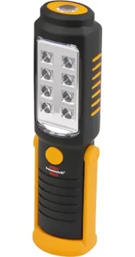 Brennenstuhl Inspekční LED světlo / Svítilna / 8+1 SMD LED / 250+100 lm / otočný hák a magnet / baterie 3x AA (1175410010)