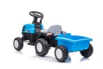 Mamido Dětský elektrický traktor Swift s přívěsem modrý