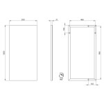 SAPHO - AROWANA zrcadlo v rámu 100x50cm, chrom AW1050