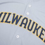 Nike Pánský dres Milwaukee Brewers MLB Road Velikost: M