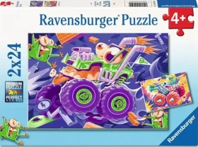RAVENSBURGER Puzzle Dobrodružné monster trucky