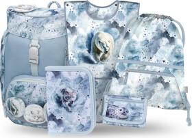 5 SET Airy Polar: batoh, penál, sáček, zástěra, peněženka GRS