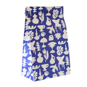 Bella Rose Papírový sáček Family Treasures – 10 ks, modrá barva, papír