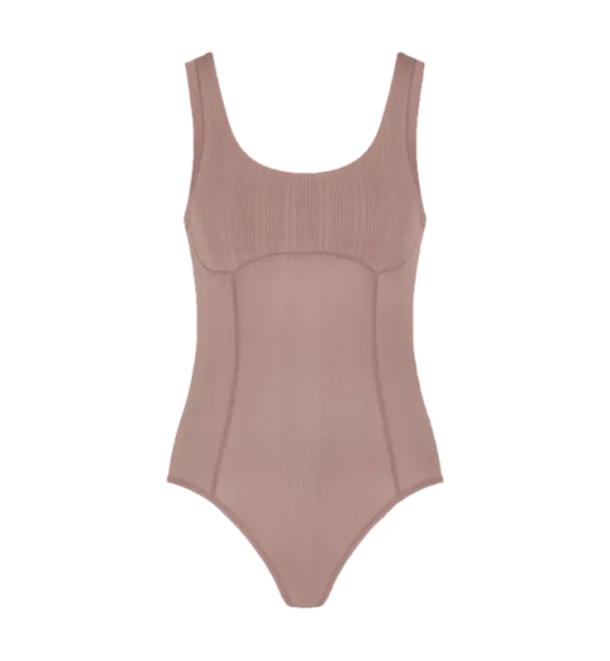 Dámské body Beauty Layers body BROWN sv. hnědé 00ZE TRIUMPH BROWN