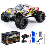 Mamido Monster Truck na dálkové ovládání 1:16 s rychlostí 50 km/h Barva: Žlutá