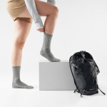 Dámské merino turistické ponožky SMARTWOOL Women's Hike Classic Edition Light Cushi, Medium Gray velikost: 38-41 (M)