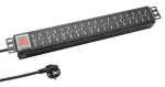 Efb 19" / Napájecí panel / 1,5U / 9x USB-A / 9x USB-C / vypínač / 3m kabel (EK631USB.1,5)