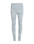 Dámské merino spodky ICEBREAKER Wmns Merino 260 Tech Vertex High Rise Leggings Chillwav, Snow/Zinc Blue/J velikost: XS