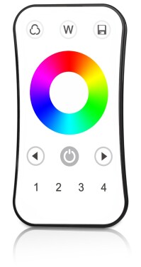 Bezdrátové RGBW LED dálkové ovládání k osvětlení SENTIOTEC, 4 zónové CFSSTC751L