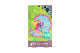 Diamantové malování přívesek na klíče Stitch