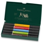 Popisovač Faber-Castell Pitt Artist Pen Dual Marker sada 5 ks