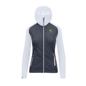 KARPOS W Ambrizzola Full-Zip Hoodie, Ombre Blue/Bright White velikost: S