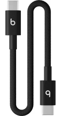 Beats kabel USB-C (M) - USB-C (M) 20 cm černá / opletený / 60W (MEQ94EE/A)