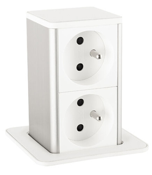 STRONG PowerUp zásuvka, 2x230V, Bílá, Fr (477463)