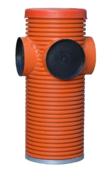 MIDAS opti-control drenážní šachta 315 ,v 80cm, s lapačem písku, včetně poklopu PP