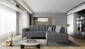 Sedací souprava Lanvin Provedení: Pravá varianta, látka: Leve 6