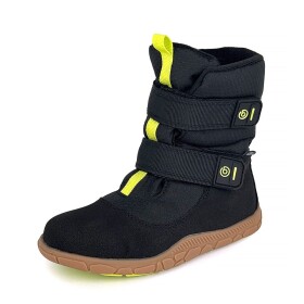 Chlapecké zimní barefoot boty s membránou VIKI Black Bugga B00212-10 - 27