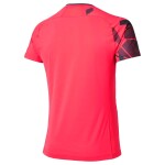 Mizuno Daybreakers Shadow Graphic SS Tee M Vibrant Red - Běžecké tričko Mizuno DB Shadow Graphic SS Tee 62GAC50166 Velikost textilu: M