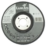Kotouč brusný LUKAS, 125 x 6,0mm, 22,2mm, ocel