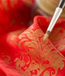 Barva na textil Pébéo Setacolor Shimmer 45 ml - Bronzová metalická 72