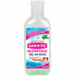 Sanitiz dezinfekční gel na ruce parfém máta obsahuje Aloe Vera 75 ml