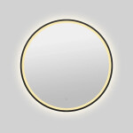 Zrcadlo se senzorem SAT Cool 80x80 cm černá SATZCO80CE SATZCO80CE