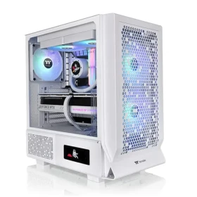 Thermaltake Ceres 330 TG ARGB bílá / E-ATX / 1x USB-C 3.2 / 2x USB-A 3.0 / bez zdroje / průhledná bočnice (CA-1Y2-00M6WN-01)