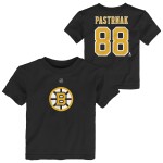 Outerstuff Dětské tričko David Pastrnak #88 Boston Bruins NHL Flat Name & Number Short Sleeve Cotton Velikost: 3 roky