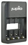 Jupio USB nabíječka AA/AAA baterií / Nabíječka baterií / 4 sloty / LED (JBC0110)