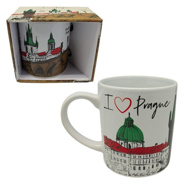 Hrnek TOP PRAHA bílý 250 ml