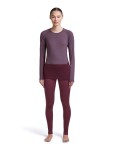 Dámské merino spodky ICEBREAKER Wmns ZoneKnit 200 Leggings, Dark Berry velikost: M
