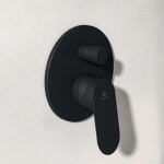 IDEAL STANDARD - Ceralife O Baterie pod omítku, pro 2 spotřebiče, s tělesem, hedvábná černá BE023XG