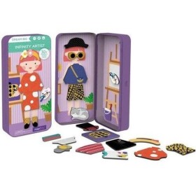 MierEdu Cestovní magnetické puzzle - módní návrhářka