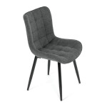 Jídelní židle, šedá, látka, HC-462 GREY2