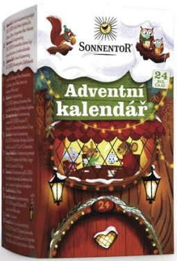 Adventní kalendář (čaj bio, 24 druhů, porcovaný 37,5