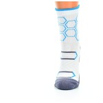 Sada ponožek little shoes sport hexagon kids bf white turquoise, 2 páry 25-29 EU