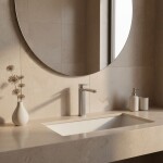 REA - Umyvadlová baterie Arlo Brush Nickle, vysoká REA-B4588