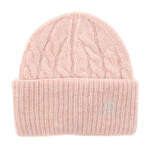 Čepice Tommy Hilfiger Timeless Cable Beanie W AW0AW13826 univerzita