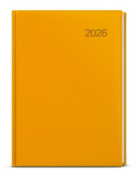 Denní diář 2026 Adam Vivella B6 okrová