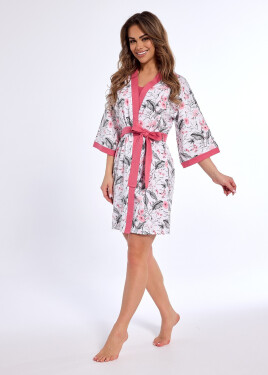 Cornette 742/320 Vivian 3 S-2XL dámský župan růžová S